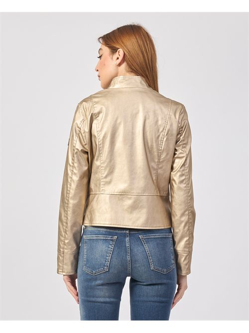 Yes Zee Gold Jacket with Logo on Sleeve YES ZEE | J428-YB000340